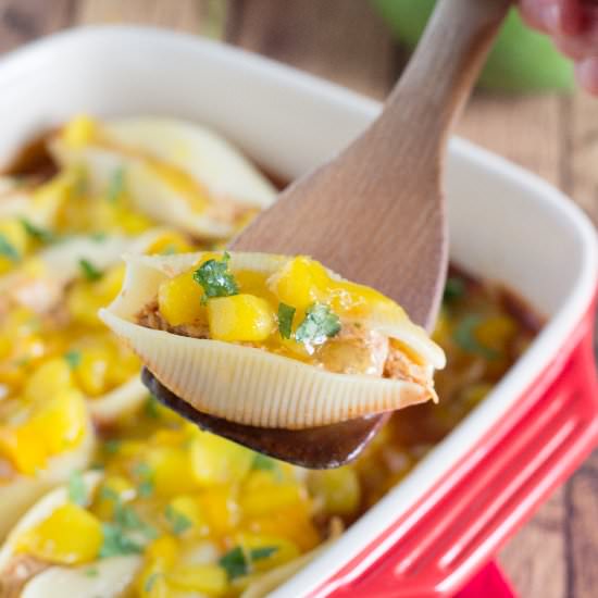 Hawaiian Luau Stuffed Shells