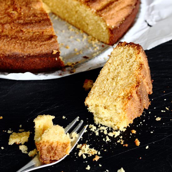 Almond Orange Polenta Cake