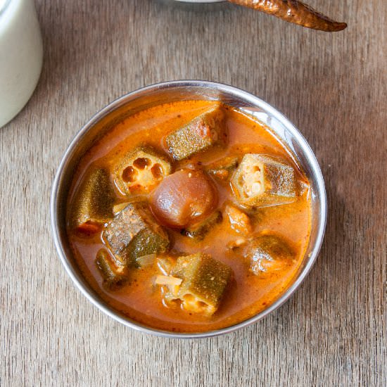 Vendakai Puli Kuzhambu
