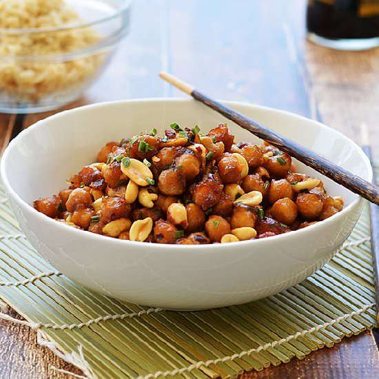 Kung Pao Chickpeas