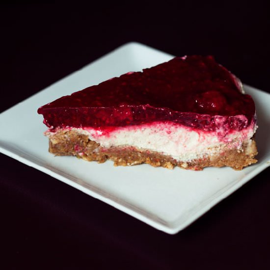 Raspberry No Cheese ‘Cheese’ Cake
