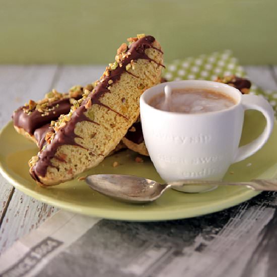 Pistachio Almond Biscotti
