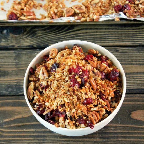Pecan Coconut Granola