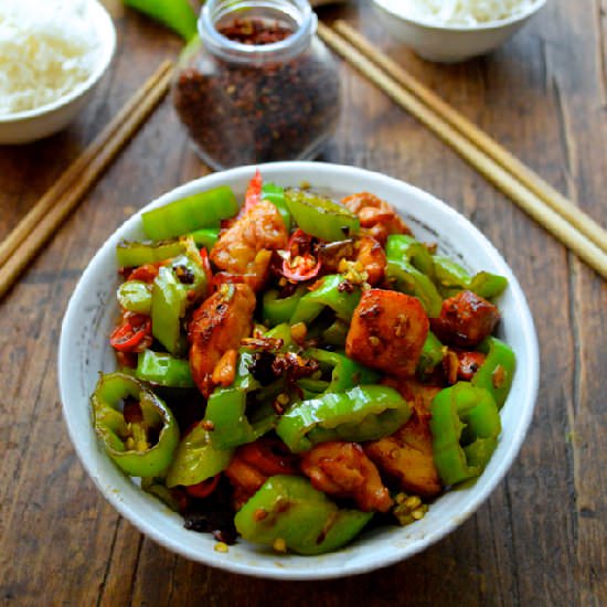 Three Pepper Chicken