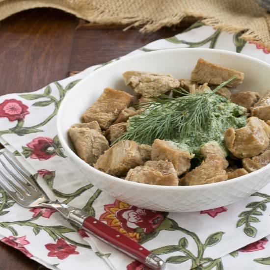 Green as Spring Veal Stew