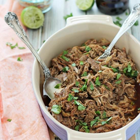 Crockpot stout pulled pork