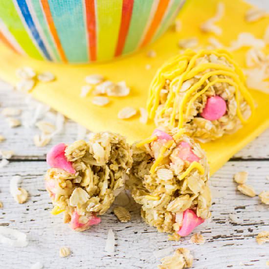 Lemon Coconut Granola Bites