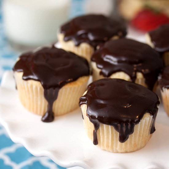 Boston Cream Cupcakes