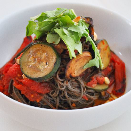 Spicy Black Bean Primavera