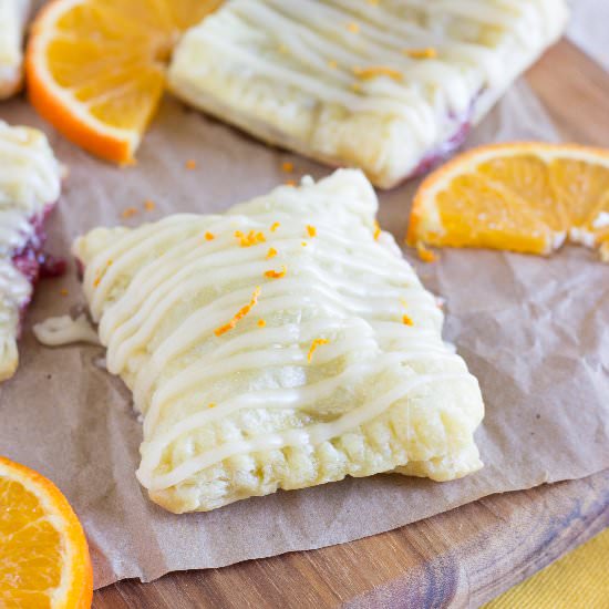 Orange Cream Cheese Toaster Strudel