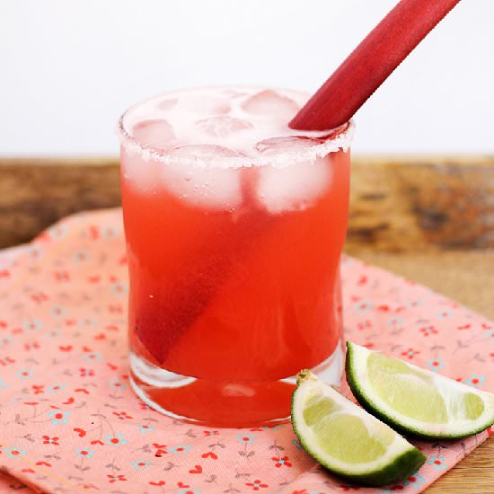 Strawberry Rhubarb Margarita