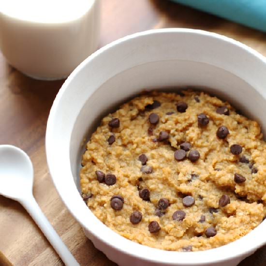 Oatmeal Cookie Dough Breakfast Bake