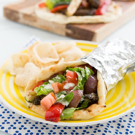 Grilled Veggie Gyros