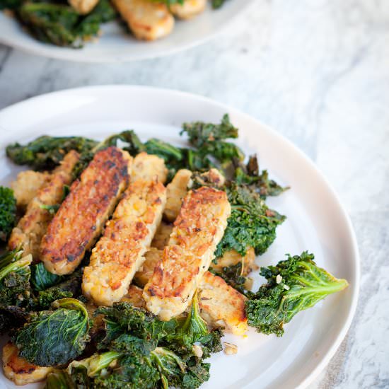 Lemon Garlic Tempeh