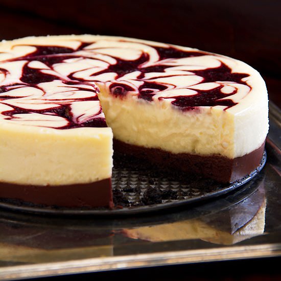 Chocolate Cherry Cheesecake