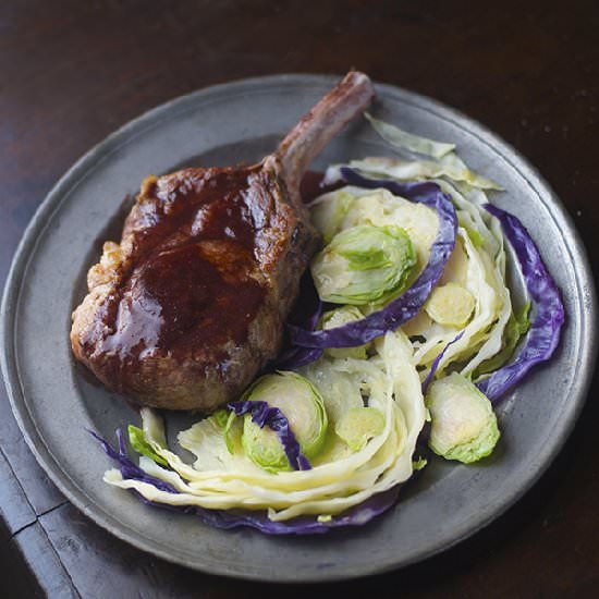 Pork Chops with Port Sauce