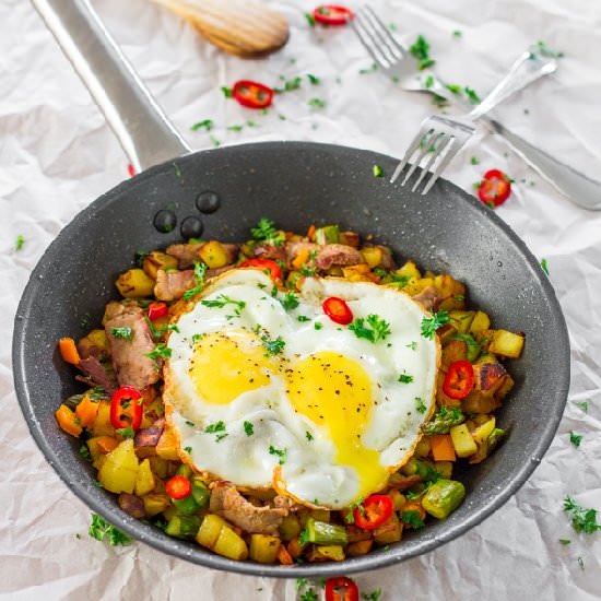 Asparagus Potato Hash