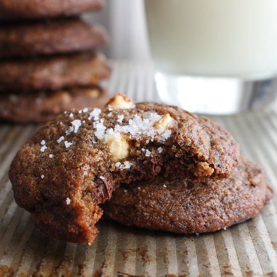 Salted Mocha Cookies