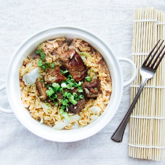 Chinese Braised Short Ribs and Rice