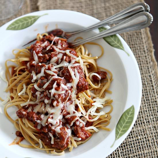 Turkey and Sausage Tomato Sauce