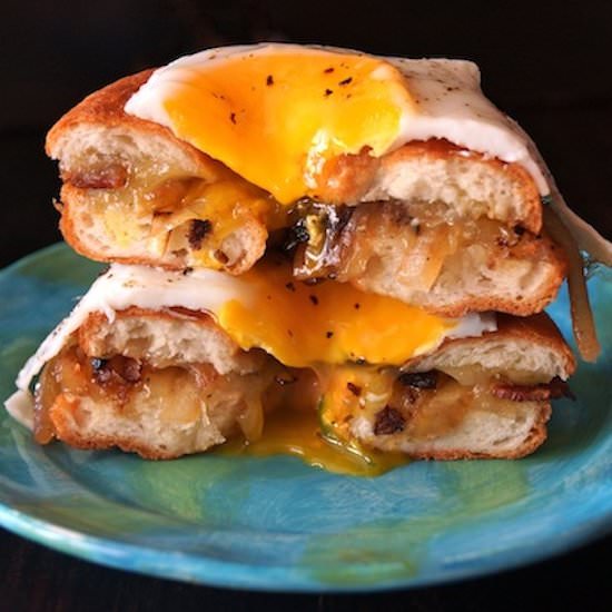 Bagel Breakfast Grilled Cheese