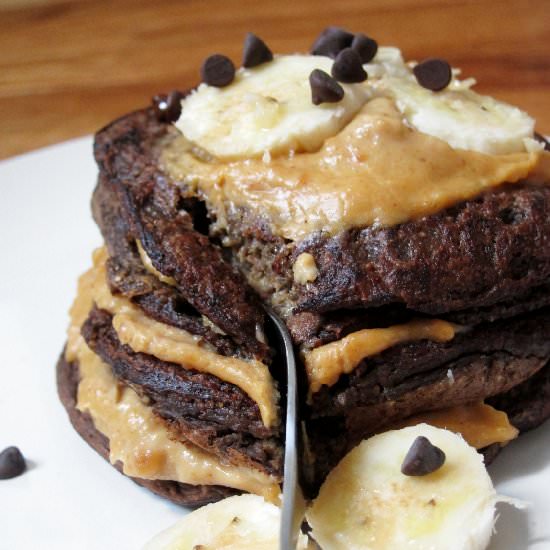 Choco-Banana Oatcakes