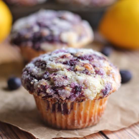 The Best Blueberry Muffins