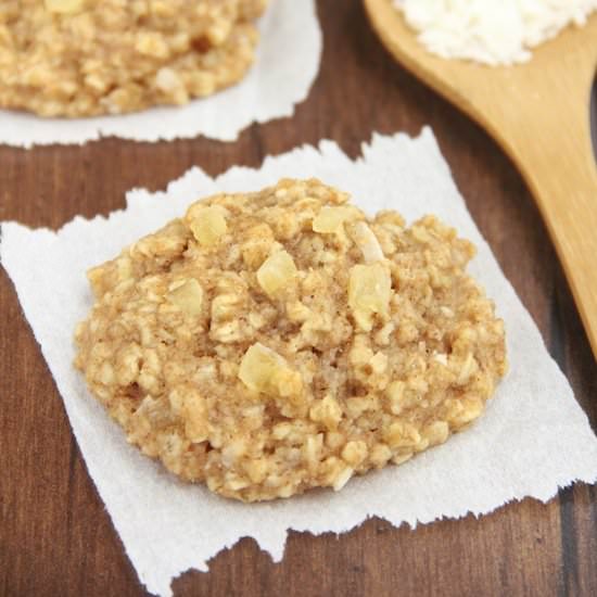 Pineapple Coconut Oatmeal Cookies