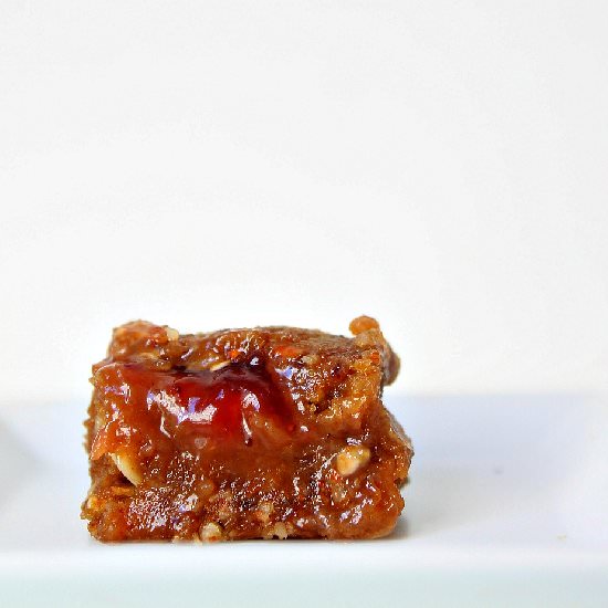 Healthy Raw PB&J Bars