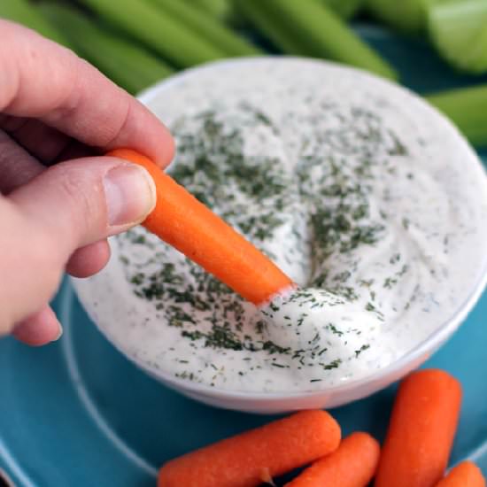 Yogurt Dill Vegetable Dip