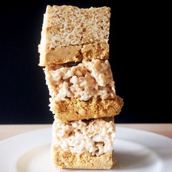 Golden Oreo Rice Krispies Treats