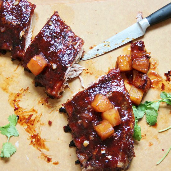 Five-Spice & Pineapple Pork Ribs