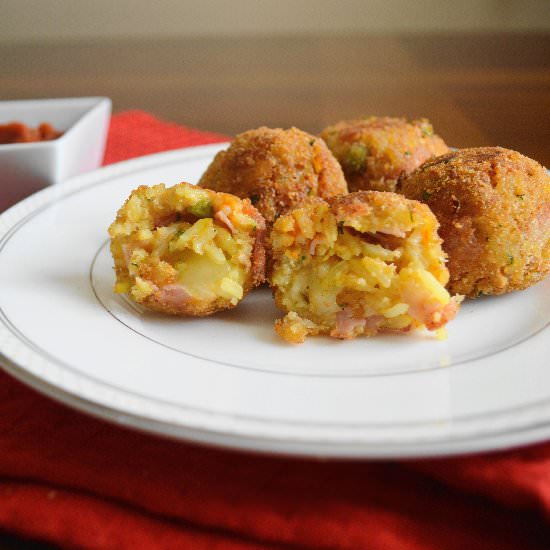 Spicy Ham and Cheese Croquettes