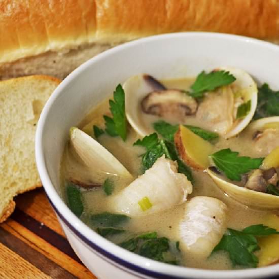 Fish and Clam Bisque