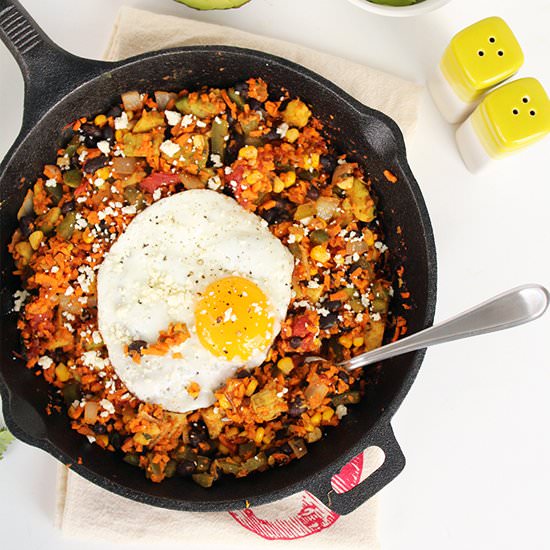 Sweet Potato Rice Skillet