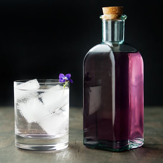 Violet Syrup (and Soda)