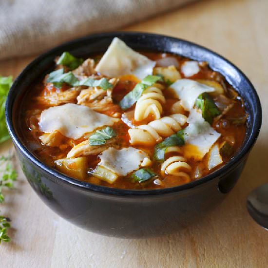Italian Chicken Parmesan Soup