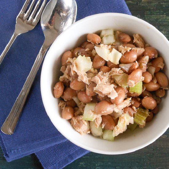 Borlotti bean salad