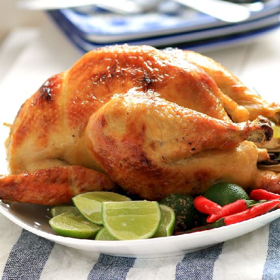 Thai roast chicken