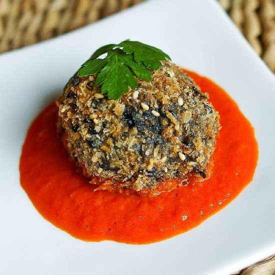 Arancini al Nero de Seppia