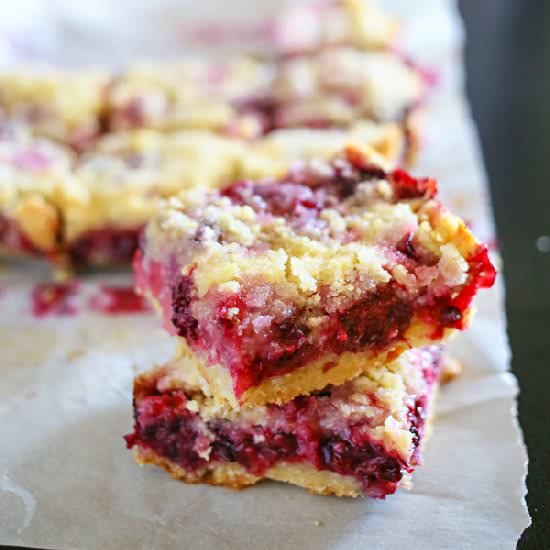 Blackberry Crumb Bars