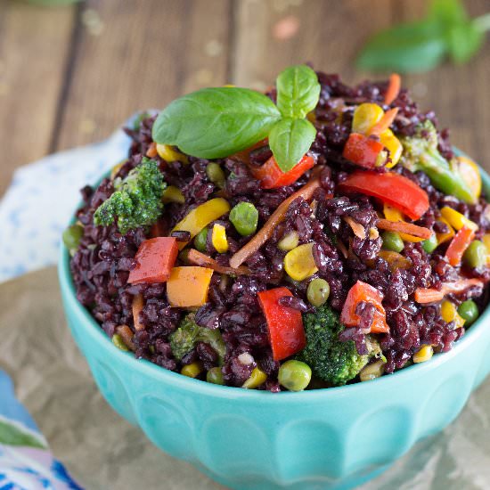 Wild Rice and Veggie Dish