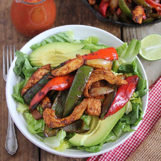 Chicken Fajita Salads