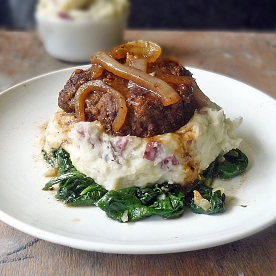 Hamburger Steak with Onion Gravy