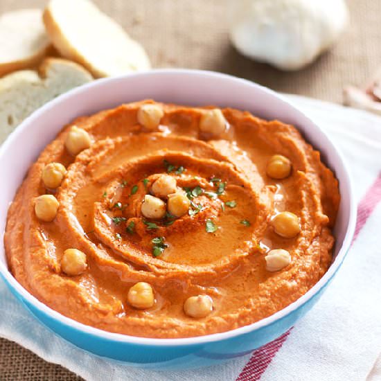 Roasted Red Pepper Hummus
