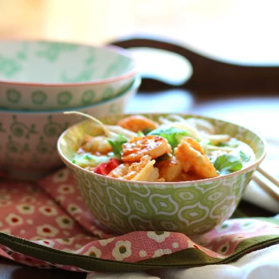 Singapore Shrimp Laksa