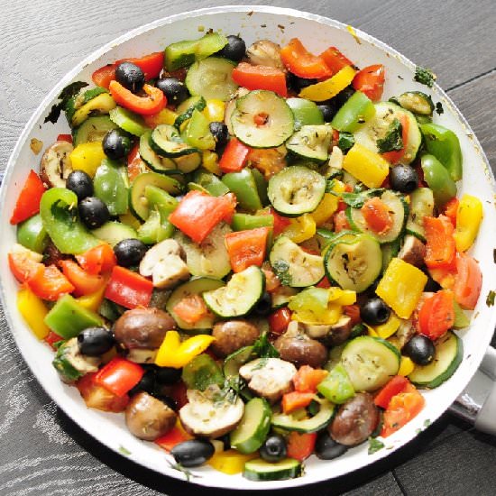 Rainbow Vegetable Side Dish
