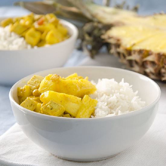 Pineapple and Tofu Curry