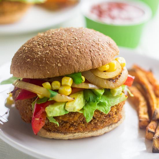 Sweet Potato Veggie Burgers