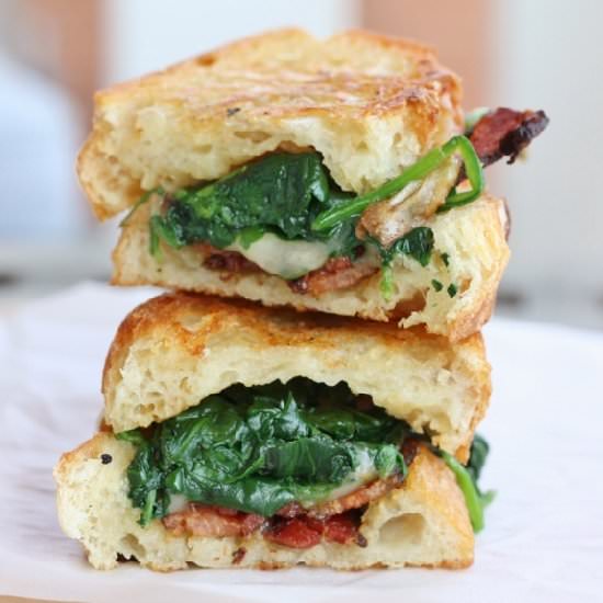 Garlicky Grilled Cheese